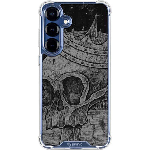 Alchemy Carta Skull Sketch Galaxy S25 Clear Case